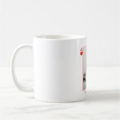 Foto modern minimalist Herz Liebe Ass einfach Kaffeetasse (Links)