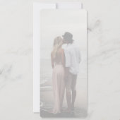 Foto, modern, minimalistisch, Beige, Hochzeit im F Einladung (Rückseite)