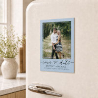 Foto Modern Save the Date Dusty Blue