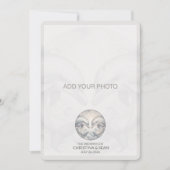 Foto Modern Whimsy Dolphin Hochzeit hinzufügen Save The Date (Vorderseite)