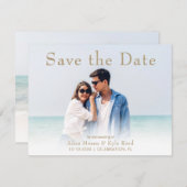 Foto Moderne Ankündigung Datum freihalten Flachkar (Vorne/Hinten)