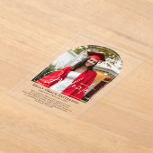 Foto Moderne Bogenschrift Abschluss Ankündigung (Ablage )