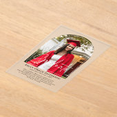 Foto Moderne Bogenschrift Abschluss Ankündigung (Ablage )