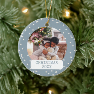 Foto Moderne Feiertage Weihnachten Keramik Ornament
