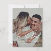 Foto Moderne Hochzeit rettet das Datum (Vorderseite)