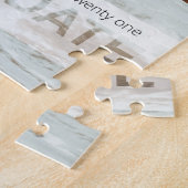 Foto Moderne Hochzeit Rettete unser Datum Puzzle (Seite)