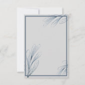 Foto Moderne Hochzeit Save the Date elegant (Rückseite)