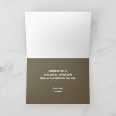 Foto Moderne personalisierbare Weihnachtsfeiertage Feiertagskarte (Innenseite)