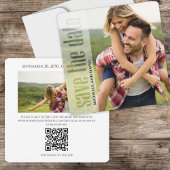 Foto Moderne Typografie - QR-Code Save the Date
