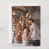 Foto Moderne Vertikale Einladung 9 Hochzeiten (Rückseite)