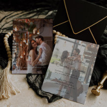 Foto Moderne Vertikale Einladung 9 Hochzeiten