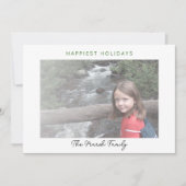 Foto Moderne Weihnachten Punkte Weiße Grenze glück (Vorderseite)