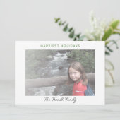 Foto Moderne Weihnachten Punkte Weiße Grenze glück (Stehend Vorderseite)