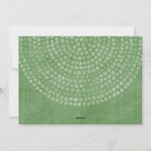 Foto Moderne Weihnachten Punkte Weiße Grenze glück (Rückseite)