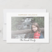 Foto Moderne Weihnachten Punkte Weiße Grenze glück (Vorderseite)