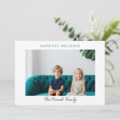 Foto Moderne Weihnachten Punkte Weiße Grenze glück (Stehend Vorderseite)