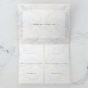 Foto Moderne Whimsy-Dolphin-Hochzeit Dankeskarte