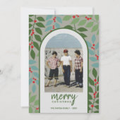 Foto Moderner Bogen - Eukalyptuszweige Weihnachten (Vorderseite)