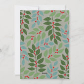 Foto Moderner Bogen - Eukalyptuszweige Weihnachten (Rückseite)