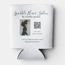Foto Moderner Friseursalon Kleinunternehmen QR-Cod Dosenkühler