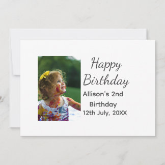 Foto Moderner Klassiker hinzufügen Name Datum Gebu Einladung