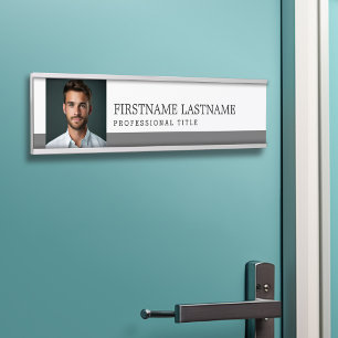 Foto - moderner türschild