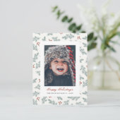 Foto Moderner Urlaub Postkarte (Stehend Vorderseite)