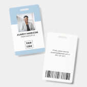 Foto Modernes Corporate Beruflich Ausweis (Vorder- & Rückseite)