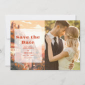 Foto Modernes Elegantes Italien Hochzeit in Urlaub Save The Date (Vorderseite)