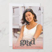 Foto Modernes, kräftiges Rosa Party Einladung (Vorderseite)