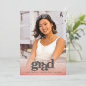 Foto Modernes, kräftiges Rosa Party Einladung (Stehend Vorderseite)