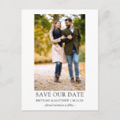 Foto Modernes Minimalistisch Einfaches Rette unser Postkarte (Vorderseite)