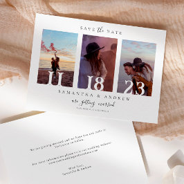 Foto Modernes, Minimalistisches Save the Date Vord