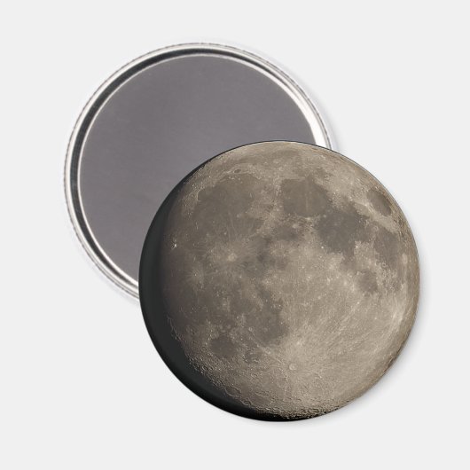 Foto Mond 2. Magnet (Vorderseite/Rückseite)