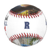 Foto Monogram Baseball Mother-Geschenk (Rückseite)