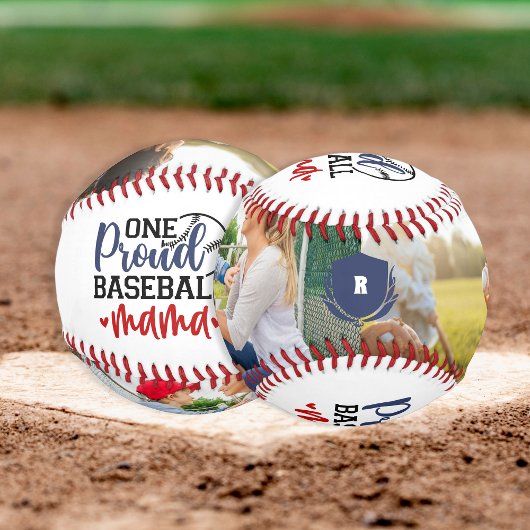 Foto Monogram Baseball Mother-Geschenk