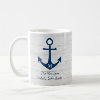 Foto Monogram Beach House Anker Family Kaffeetasse