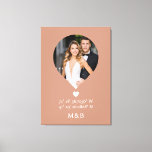 Foto Monogram Romantic Heart Coodinates Modern Leinwanddruck<br><div class="desc">Foto Monogram Romantic Heart Coodinates Moderne Imitate Canvas Print Wall Art zeigt Ihr Lieblings-Foto mit Ihren Monogramm und benutzerdefinierten Koordinaten von Längen- und Breitengrad,  die für Sie in der modernen Schrift Typografie. Perfektes Geschenk für Hochzeiten,  Geburtstag,  Weihnachten,  Valentinstag,  Jubiläum und vieles mehr. Entworfen von ©Evco Studio www.zazzle.com/store/evcostudio</div>