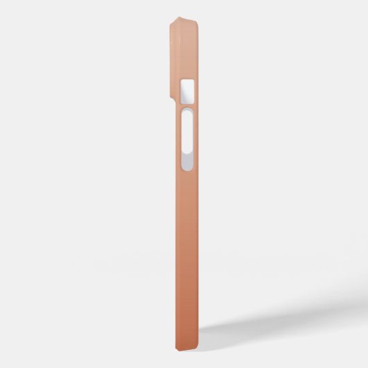 Foto Monogram Romantische Herzkoordinate Case-Mate iPhone Hülle (Rückseite / Links)