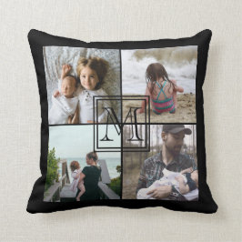 Foto monogramed Collage Kissen