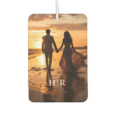 Foto Monogramm Autolufterfrischer (Vorderseite)