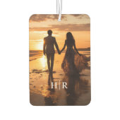 Foto Monogramm Autolufterfrischer (Rückseite)