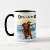 Foto Monogramm benutzerdefinierte Tasse für Dod-Ma (Links)
