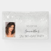 Foto-Monogramm des Glitzer Banner (Horizontal)