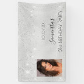 Foto-Monogramm des Glitzer Banner (Vertikal)