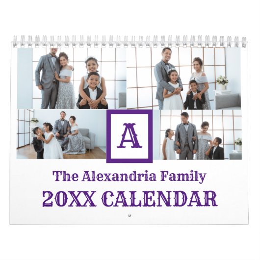 Foto-Monogramm Kalender (Titelbild)