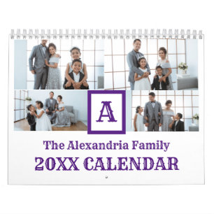 Foto-Monogramm Kalender