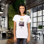 Foto-Monogramm-Logo T-Shirt