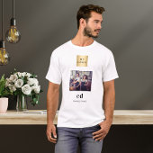 Foto-Monogramm-Logo T-Shirt