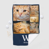 Foto Monogramm Name Golfhandtuch (Insitu)